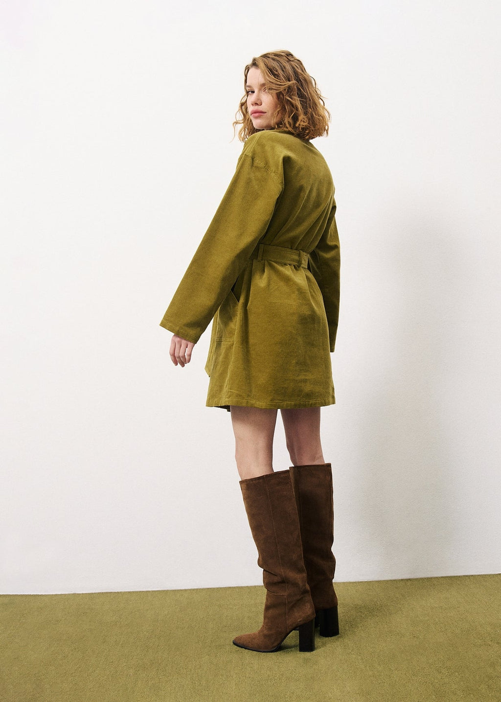 Robe Cloelia - Olive