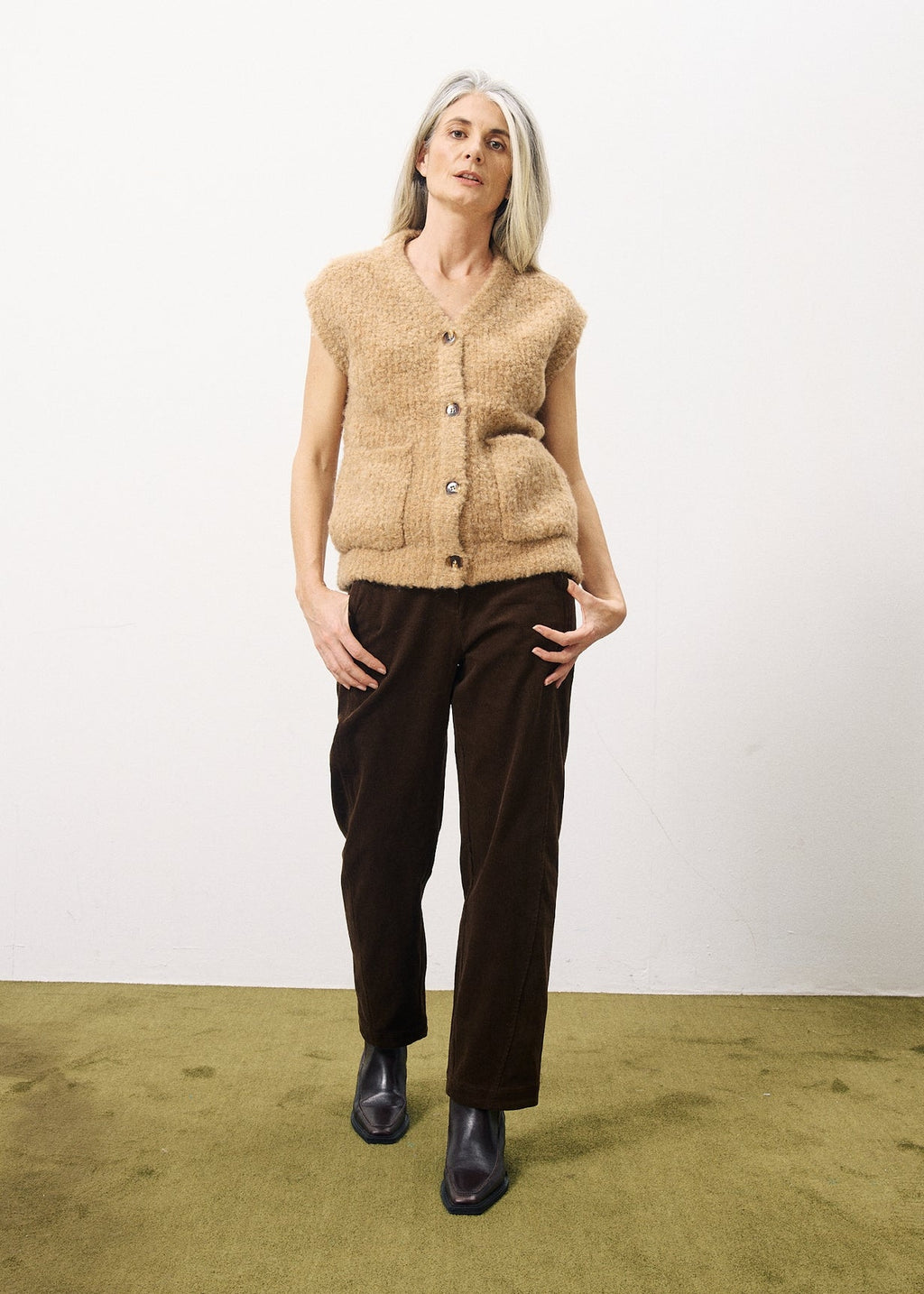 Pantalon Elysa - Marron Glace