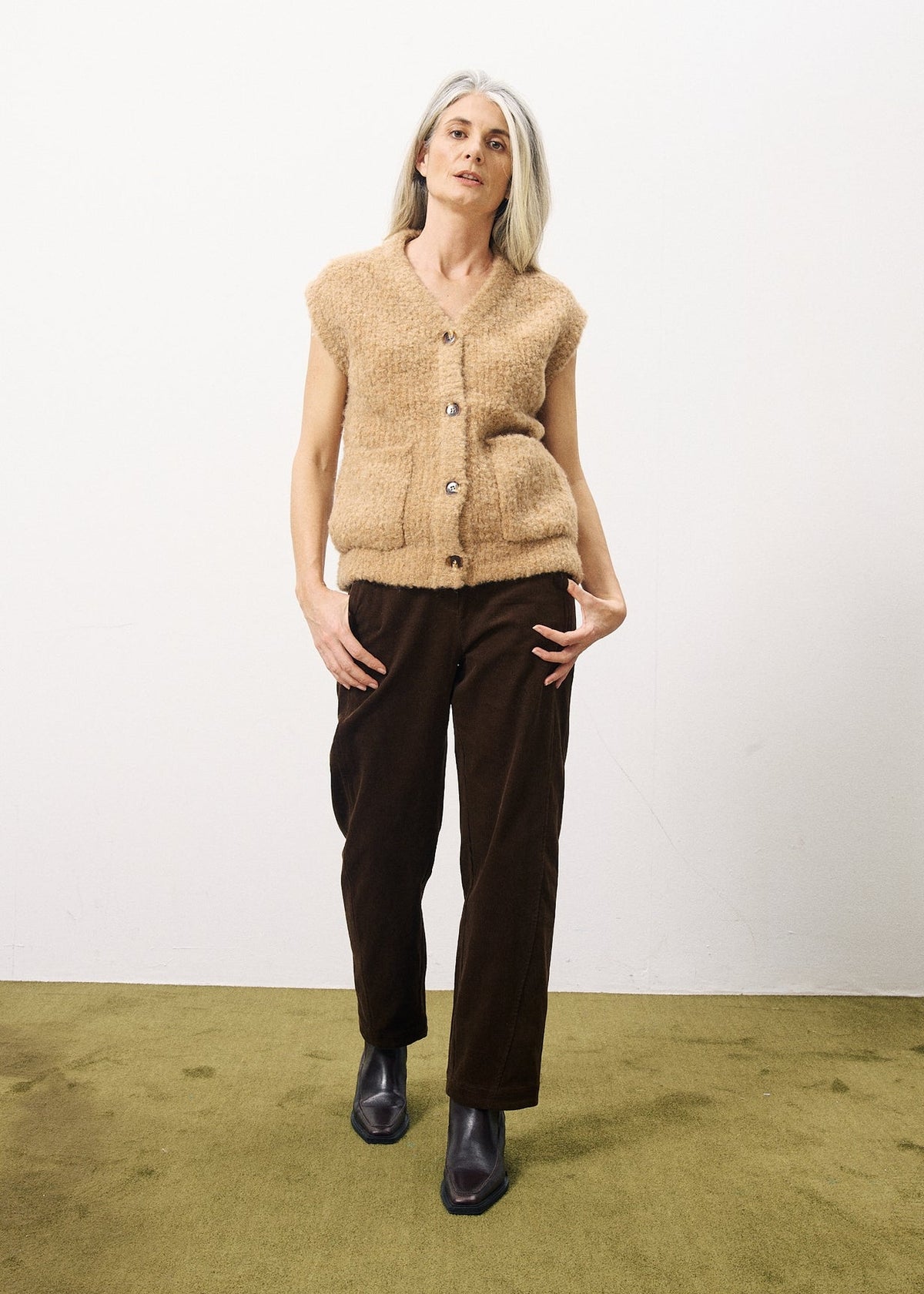 Pantalon Elysa - Marron Glace