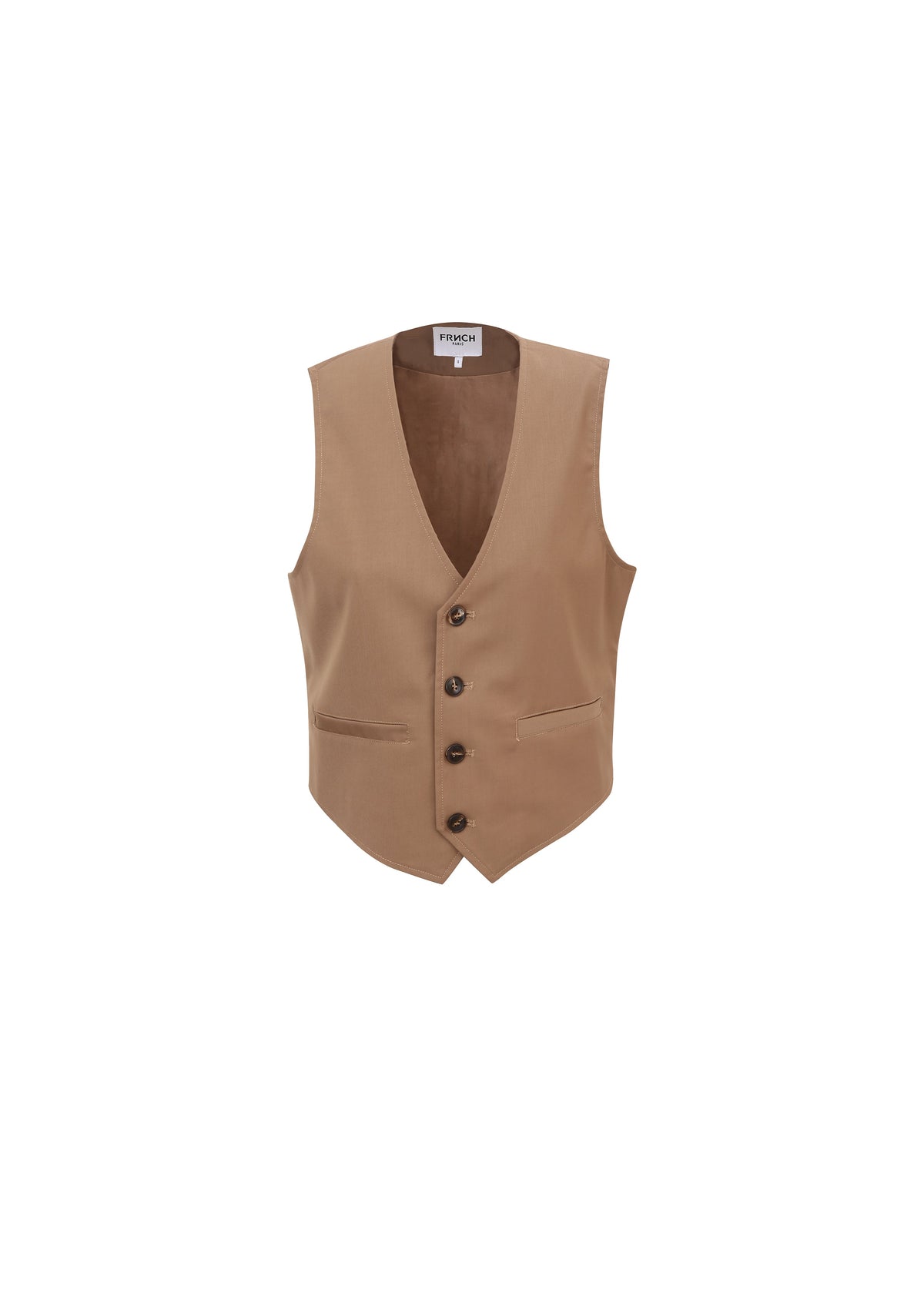 Gilet Costume Alix - Camel
