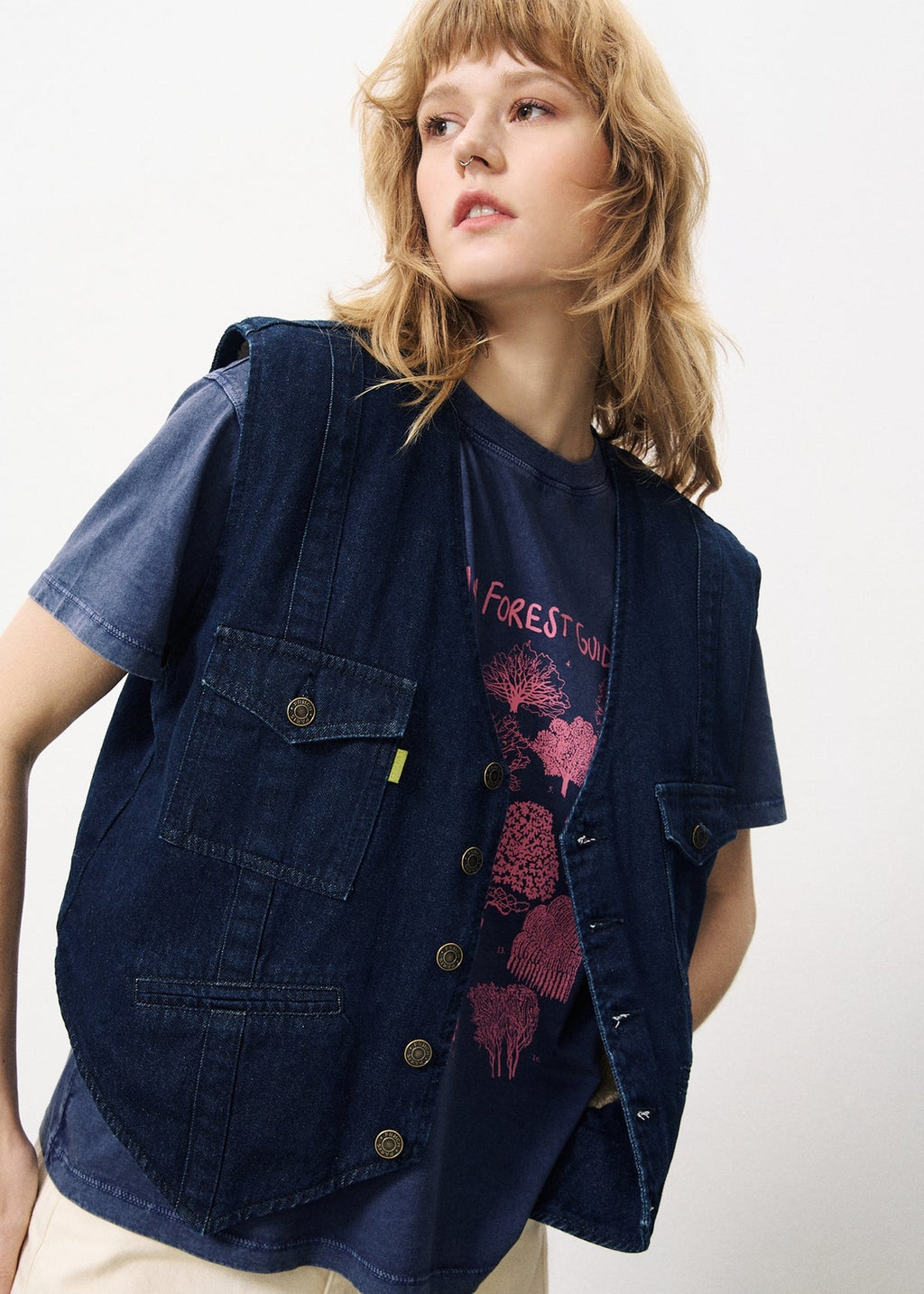 Gilet Evy - Bleu Marine
