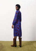 Robe Wendy - Flora Blue