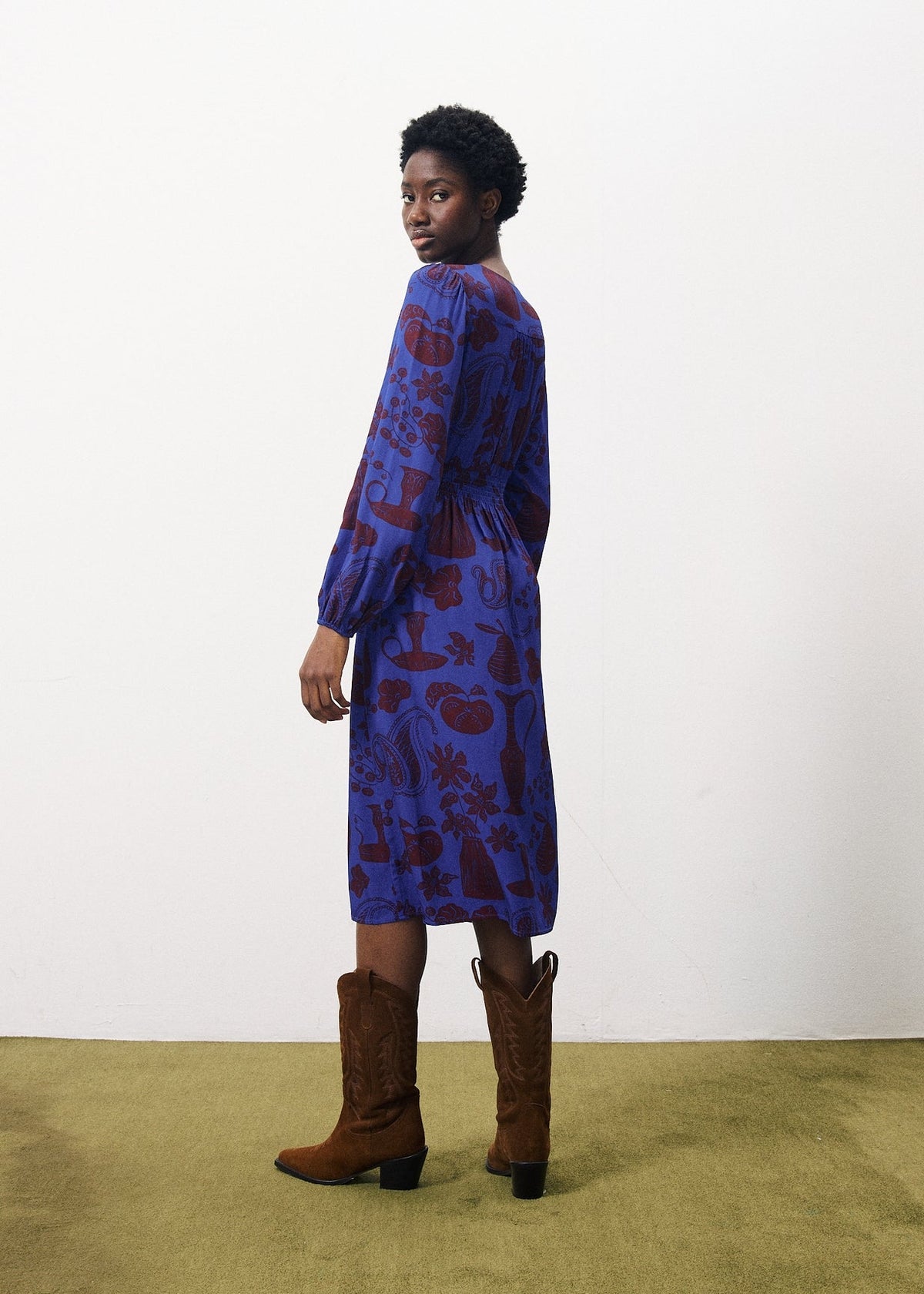 Robe Wendy - Flora Blue