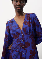 Robe Wendy - Flora Blue