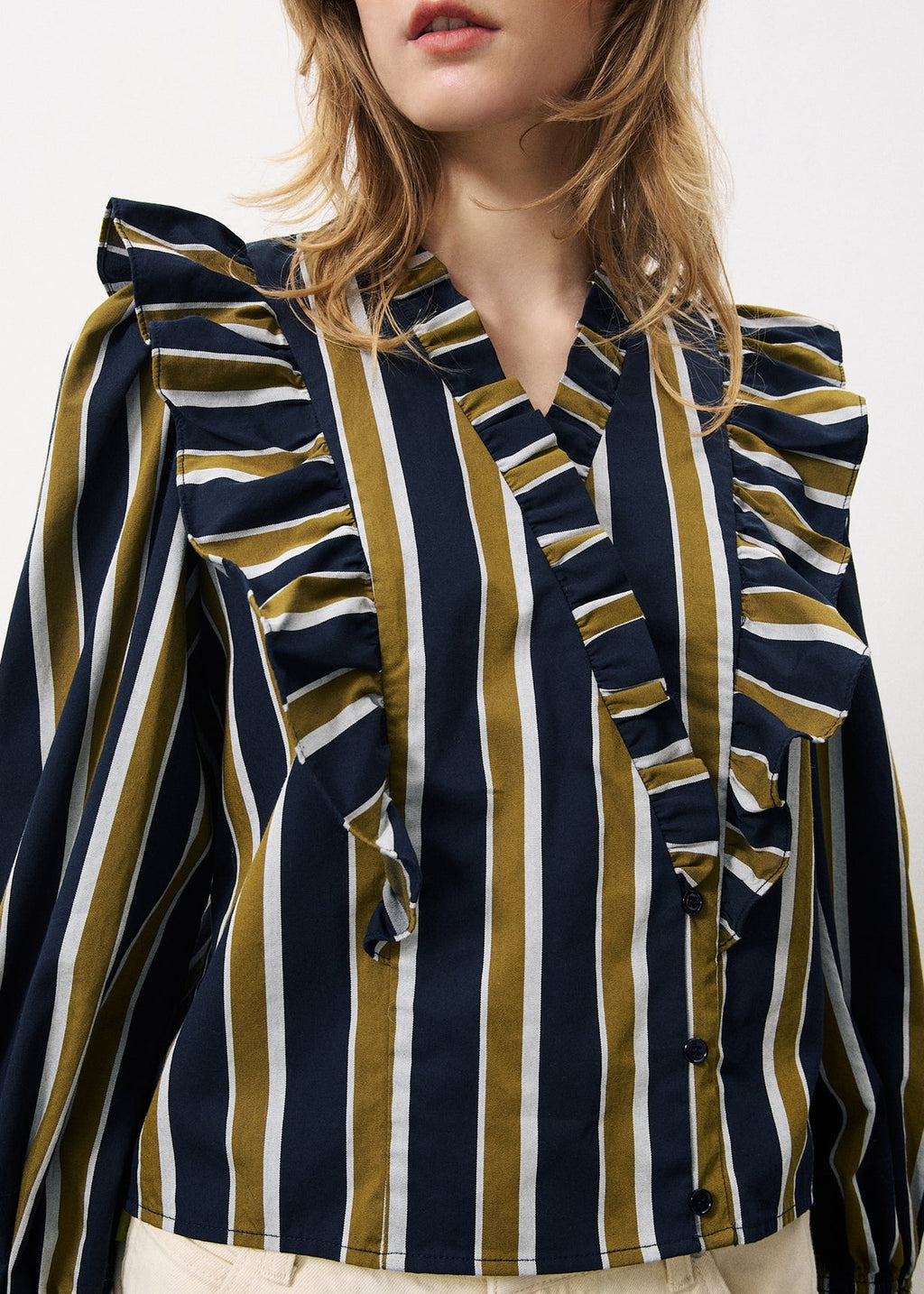 Blouse Taya - Bleu Marine