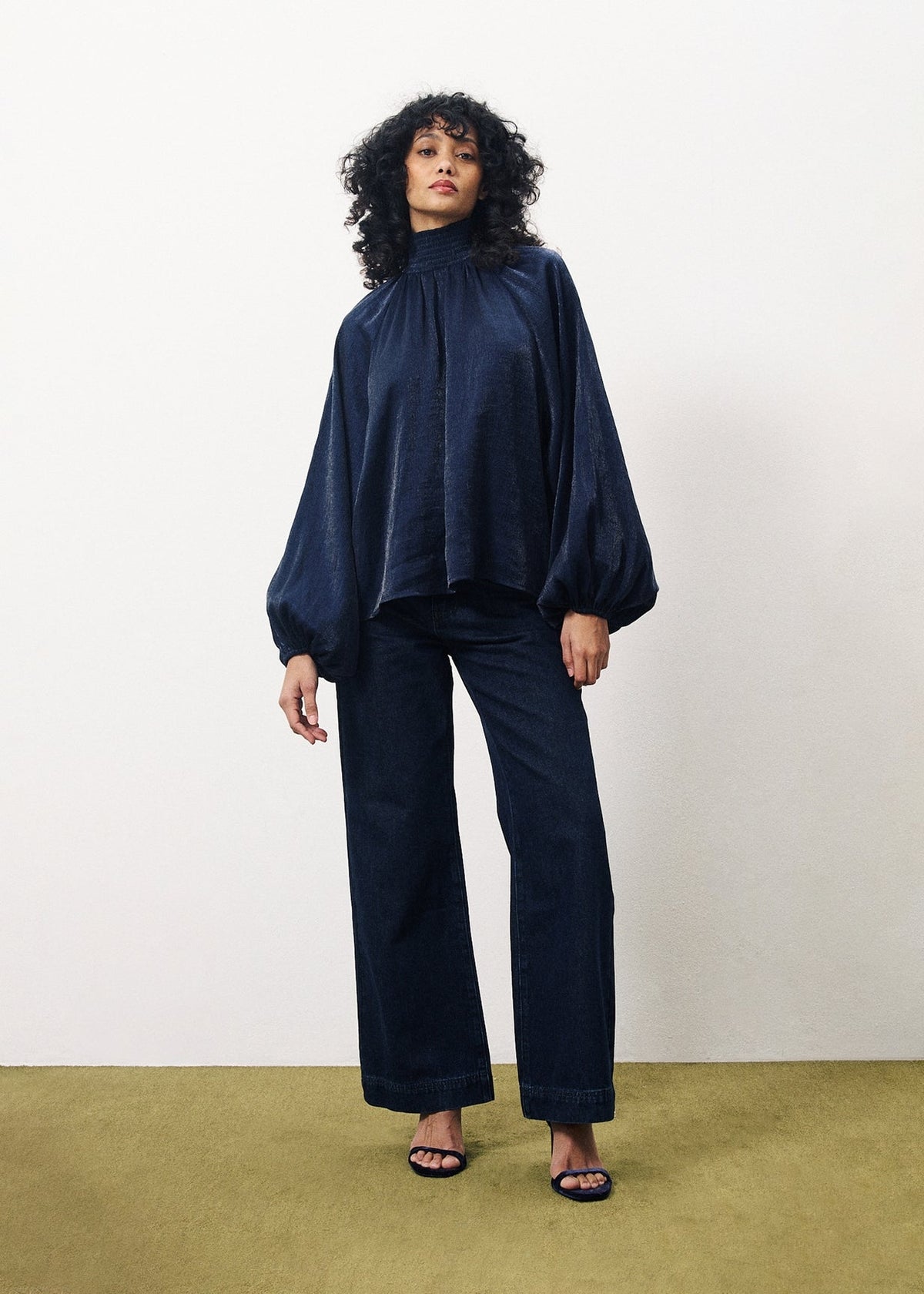 Blouse Nika - Bleu Marine