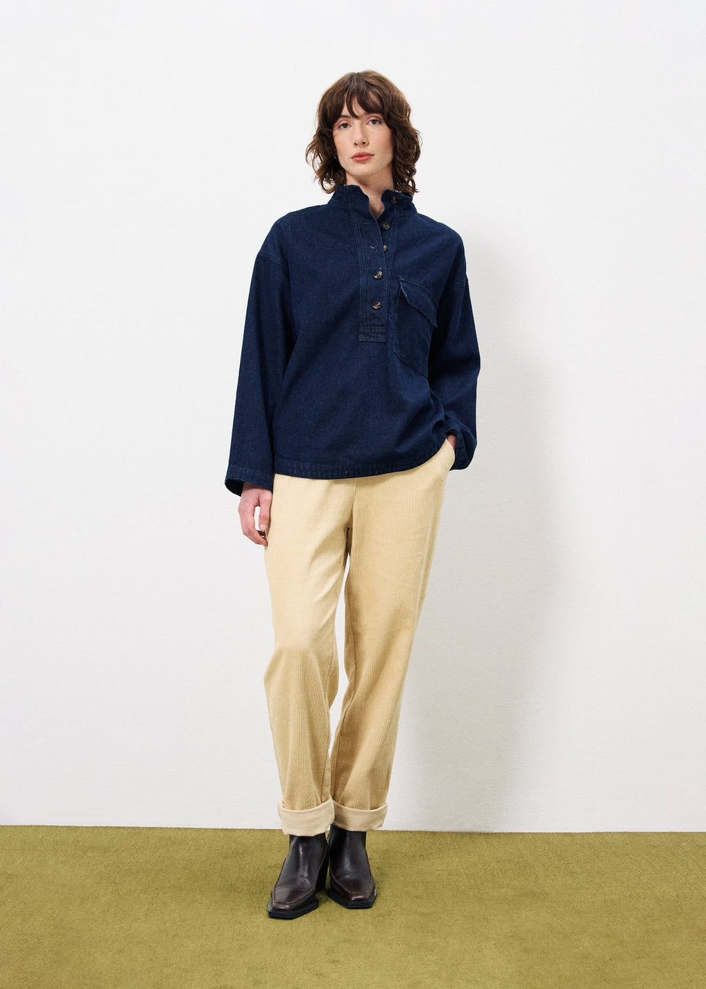 Top Solaine - Bleu Marine