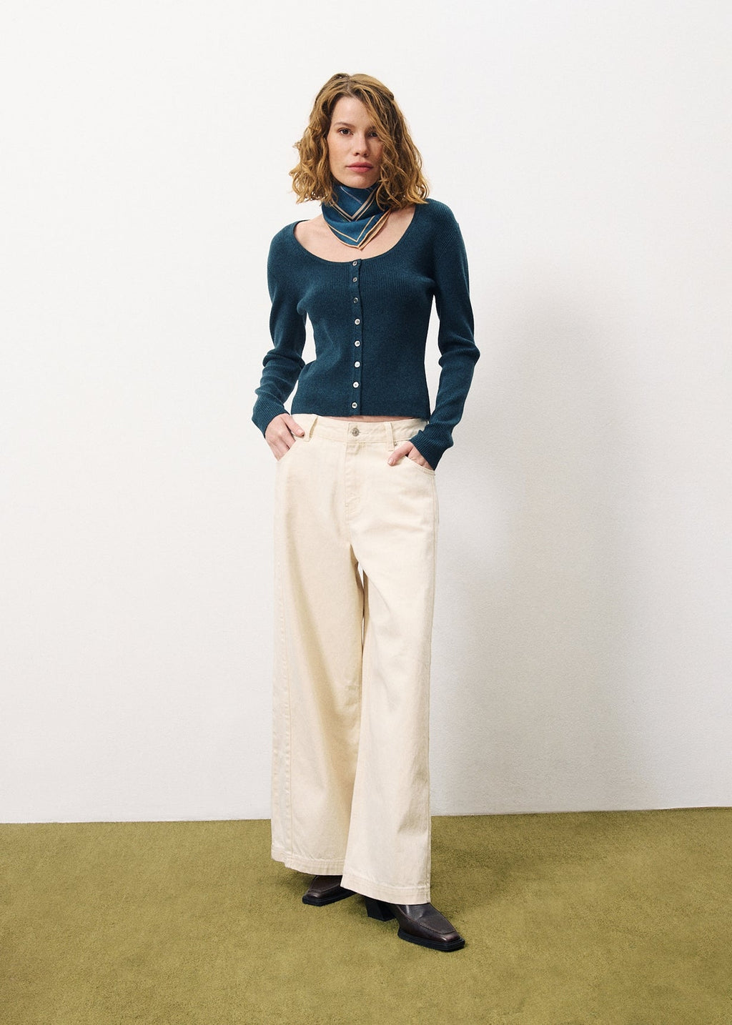 Pull Ainoa - Bleu Petrole