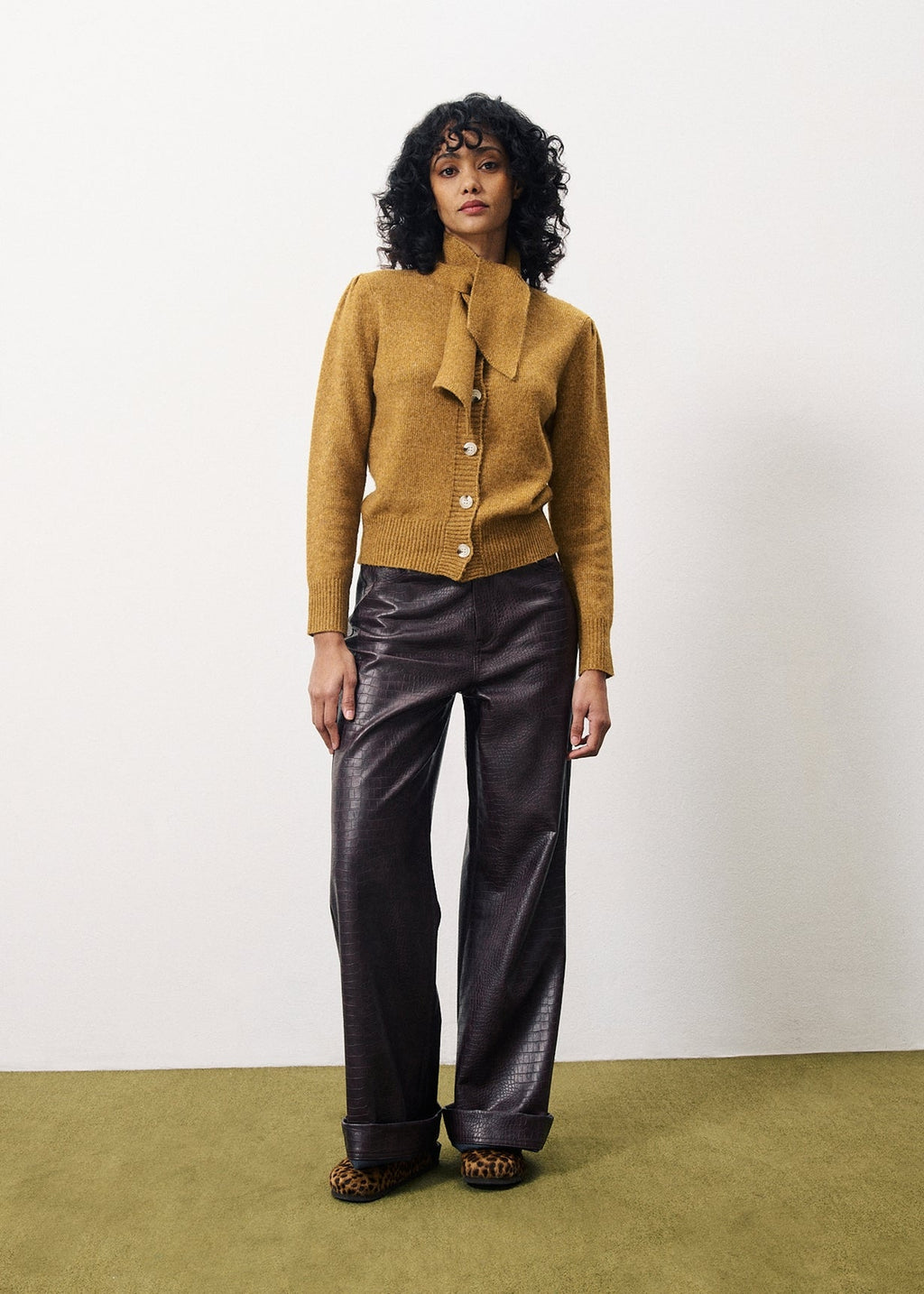 Perline Cardigan - Camel