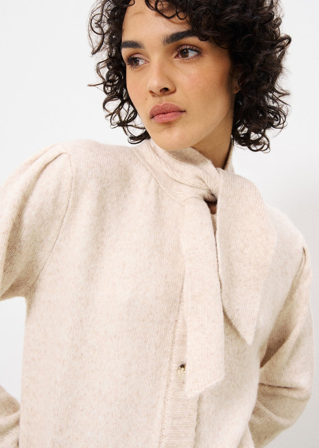 Gilet Perline - Creme