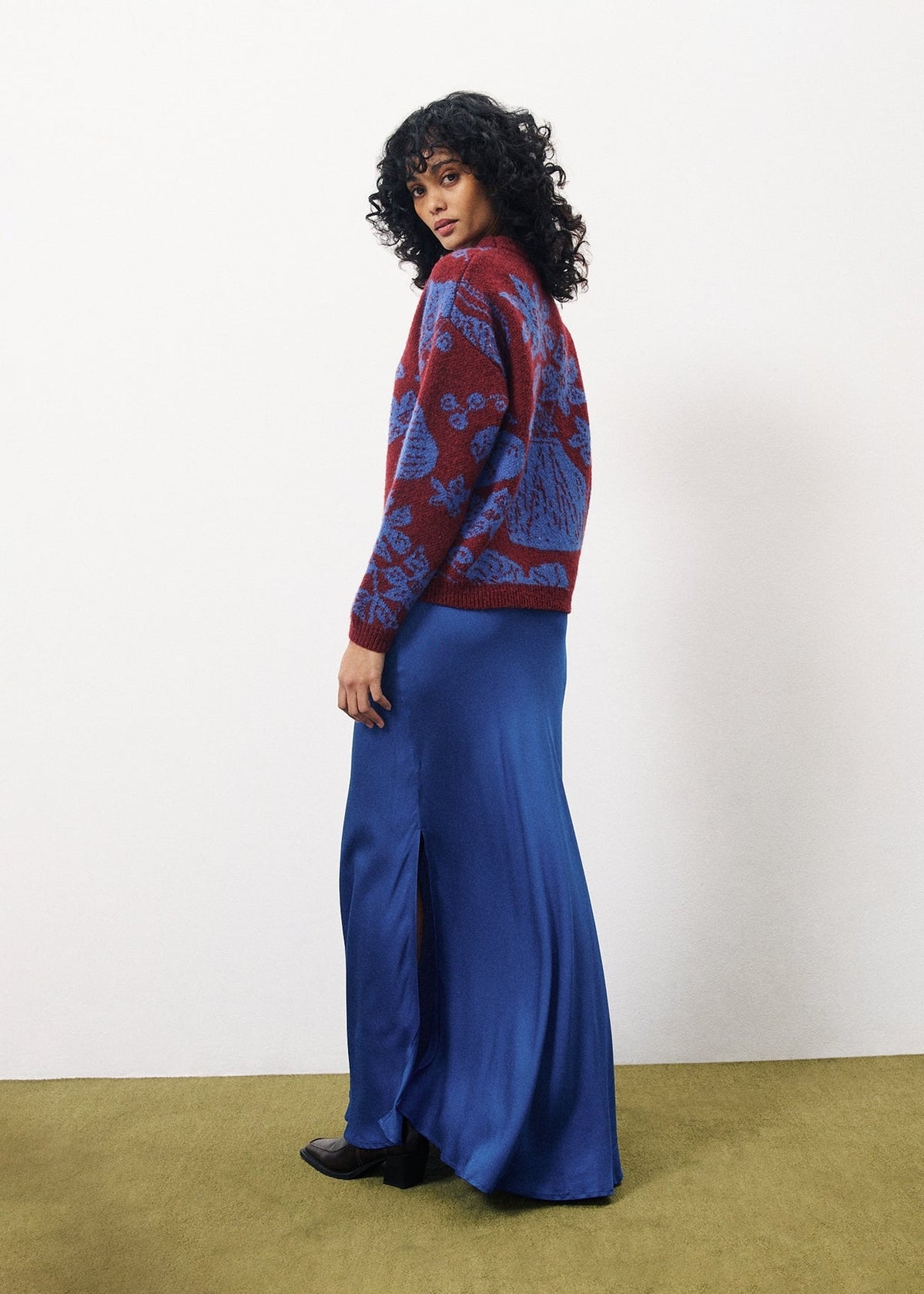 Pull Egenie - Flora Blue
