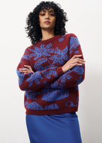Pull Egenie - Flora Blue