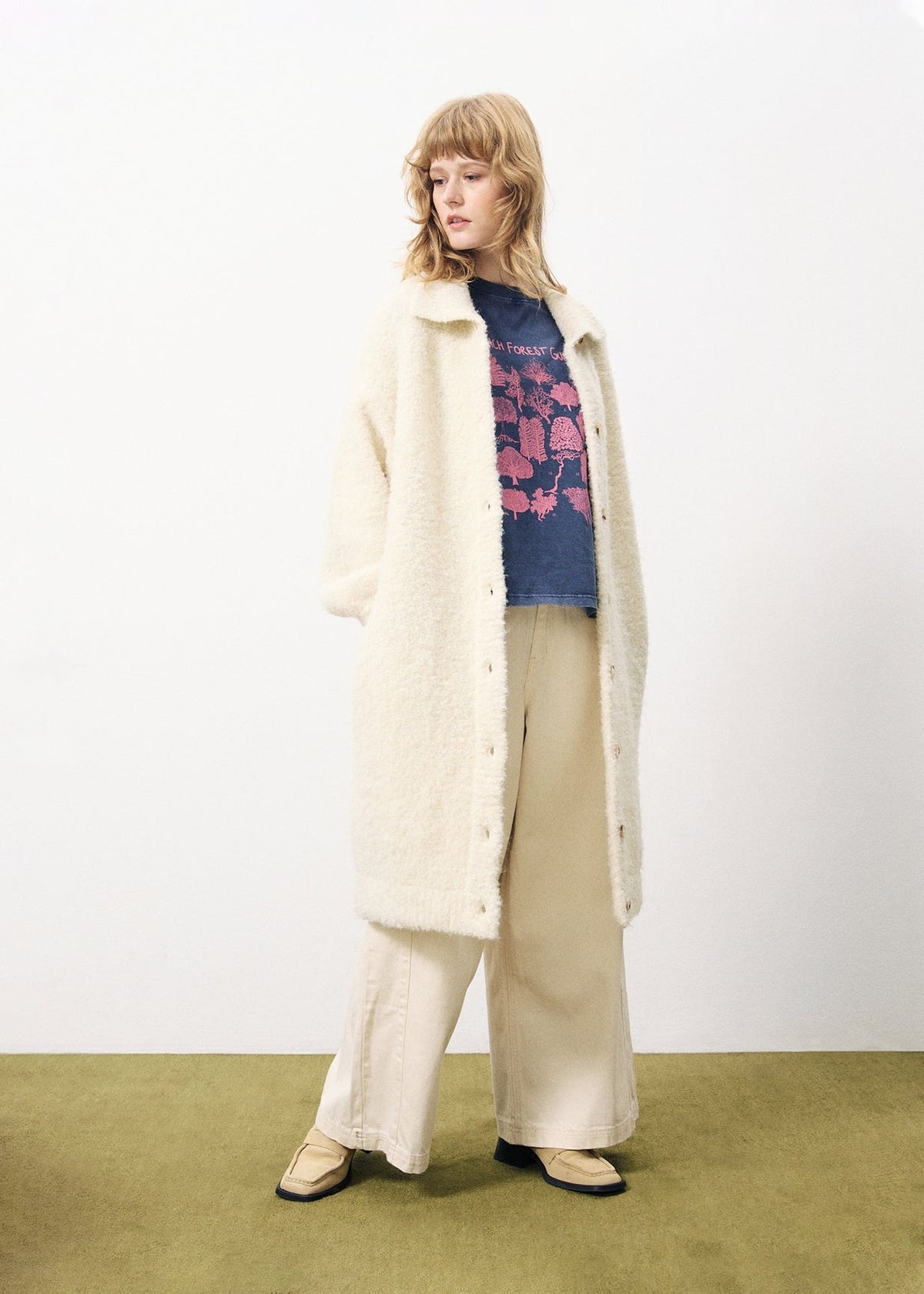 Gilet Long Schana - Creme
