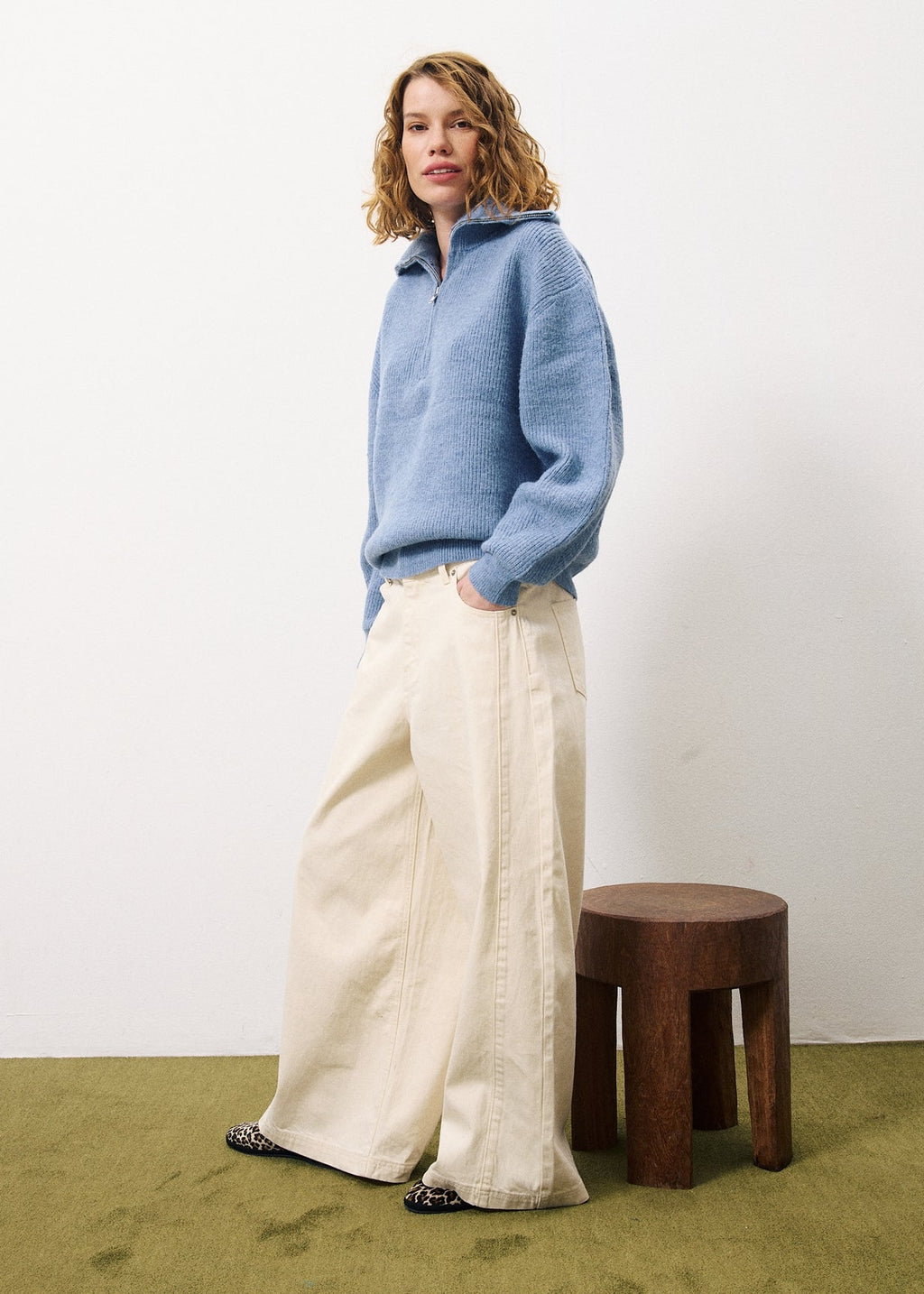 Pull Elora - Bleu Jean