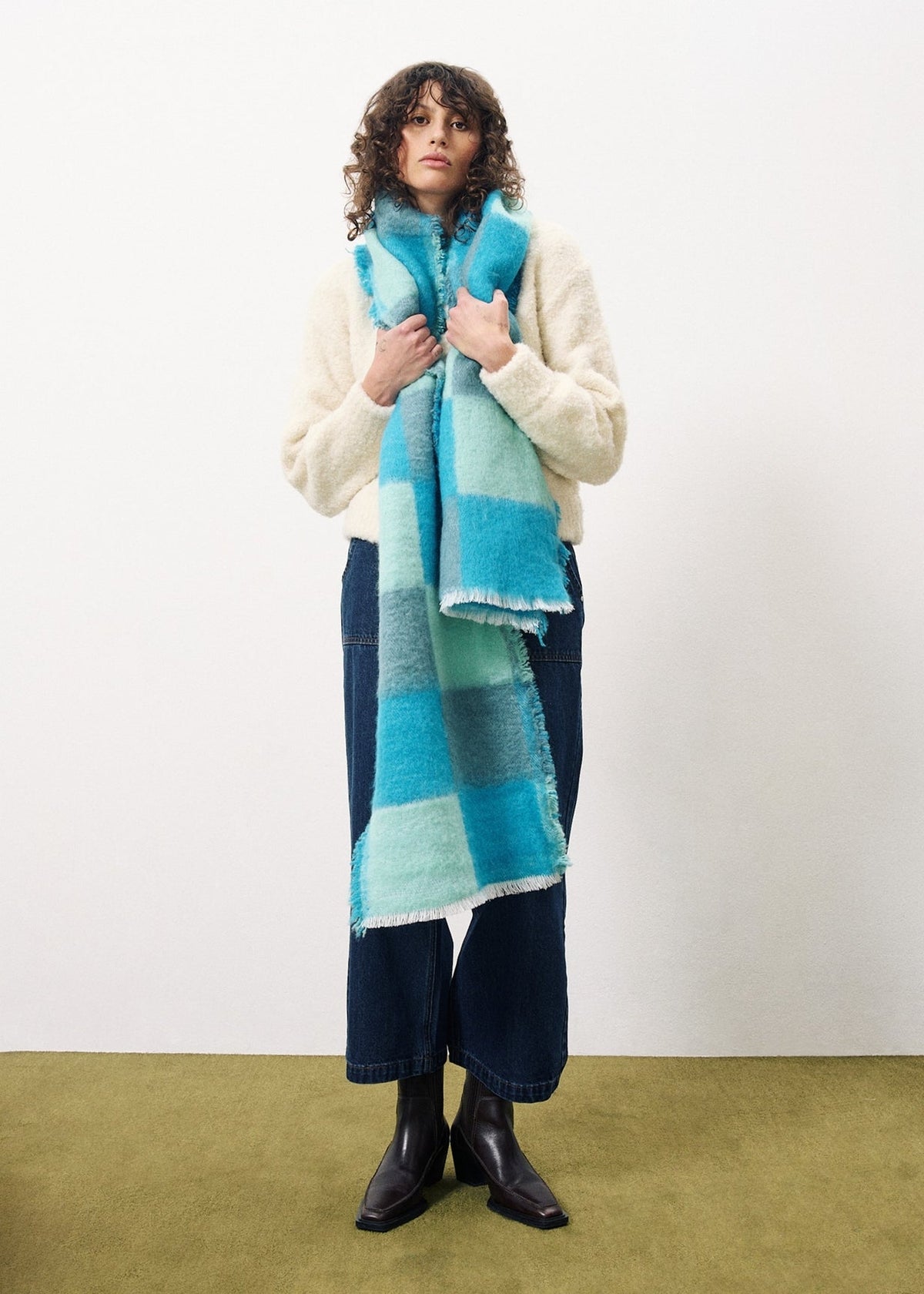 Echarpe Winnie - Bleu Petrole