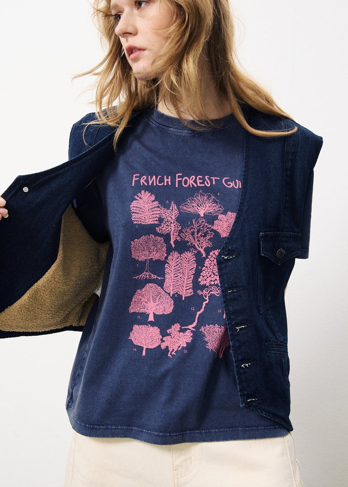 T-Shirt Morgane - Bleu Marine