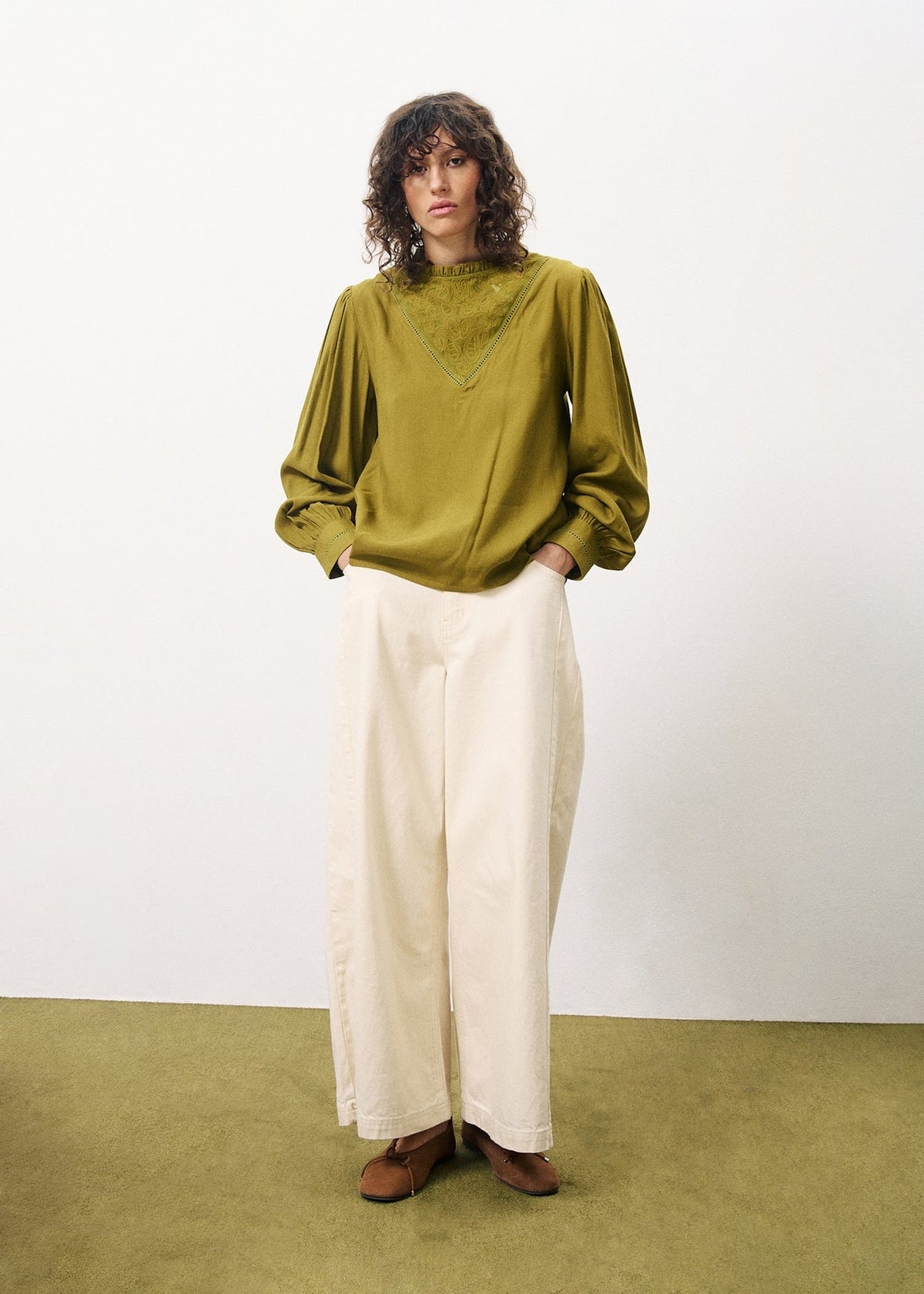 Blouse Lisenn - Olive