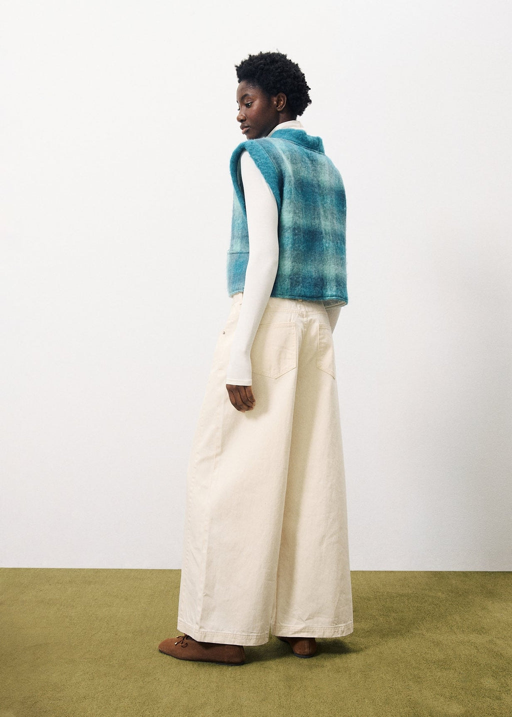 Gilet Paulina - Bleu Petrole