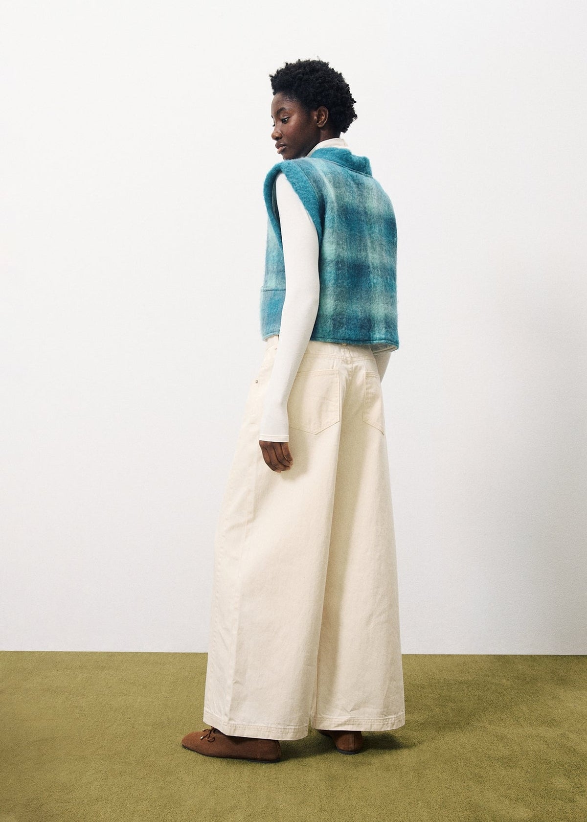 Gilet Paulina - Bleu Petrole