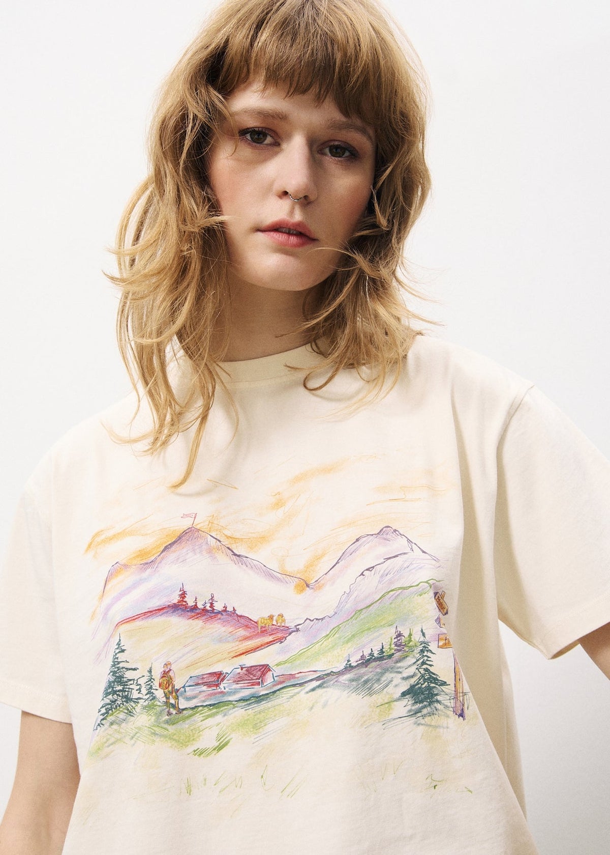 T-Shirt Azelle - Creme