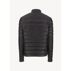Stand Collar Down Jacket - Black - Men