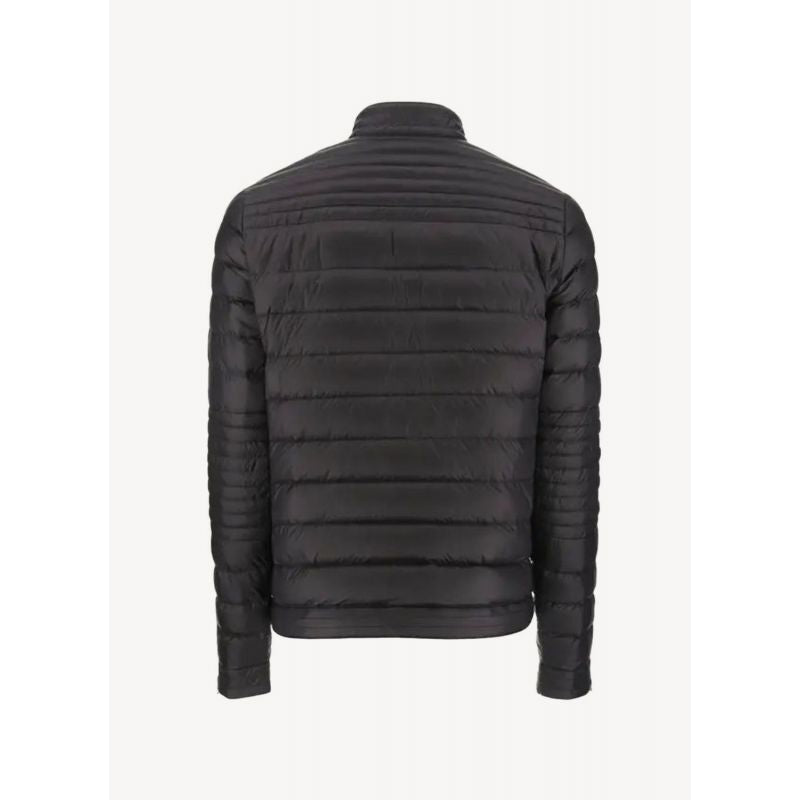 Stand Collar Down Jacket - Black - Men
