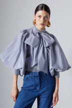 Blouse Celeste Blue Stripes