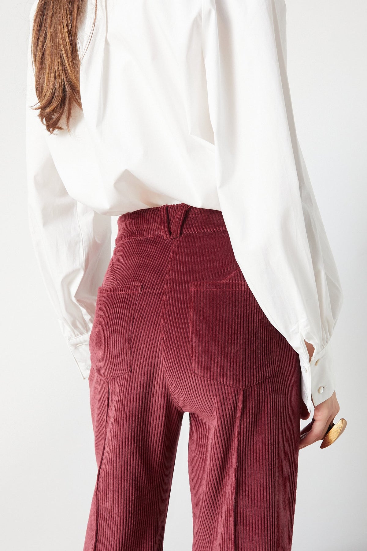 Pantalón Elvis Maroon Corduroy