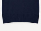 Pull À Col Roulé En Laine - Bleu Marine