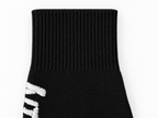 Pull À Col Roulé Brodé En Laine - Noir