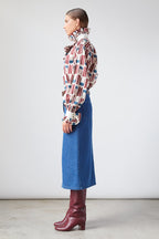 Falda Ruth - Denim oscuro - Mujer