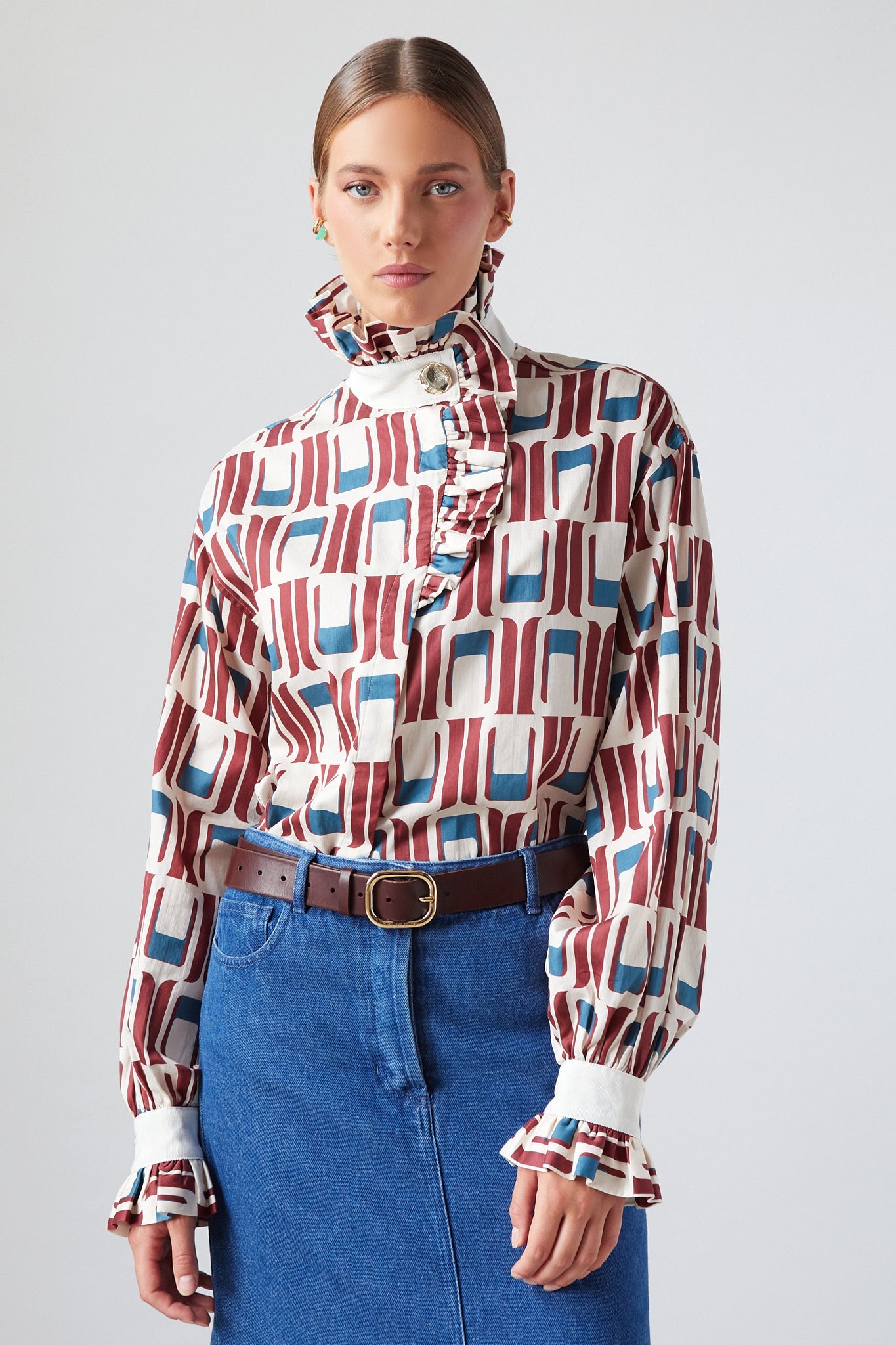 Falda Ruth - Denim oscuro - Mujer