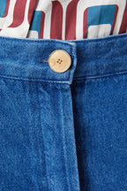 Falda Ruth - Denim oscuro - Mujer