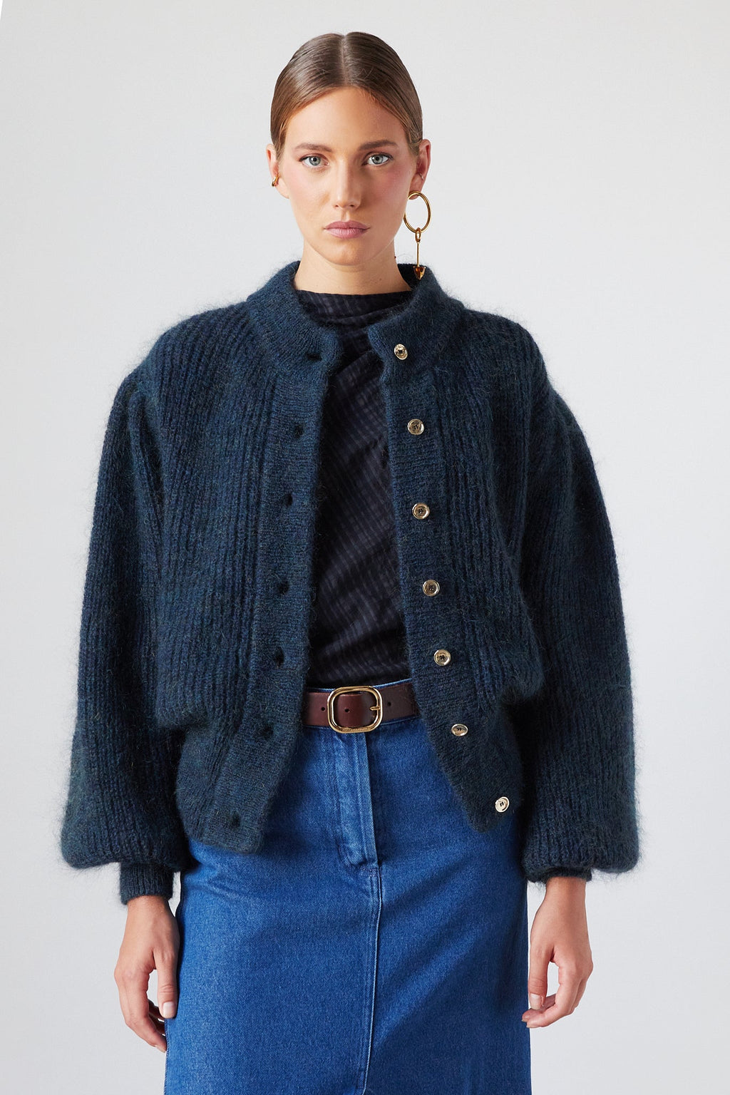 Leandra Cardigan - Forest - Women's