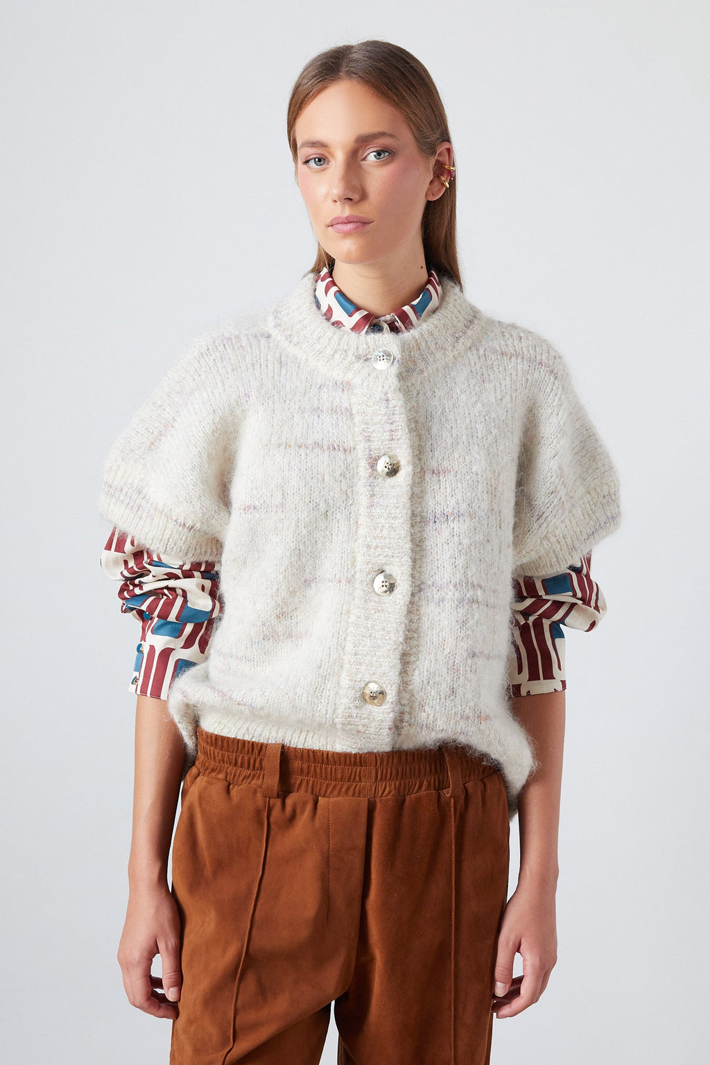 Gilet Luca Oat Melange