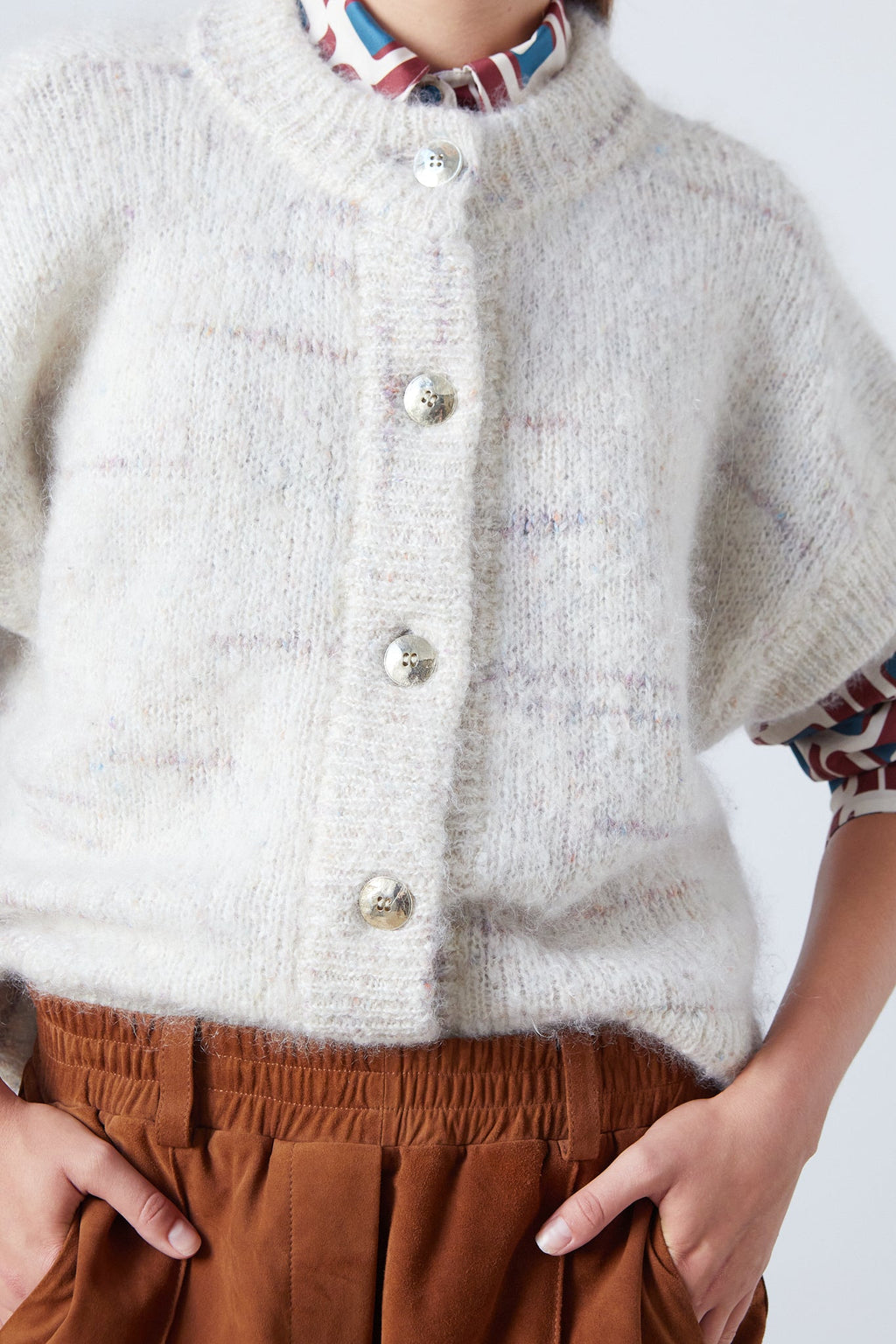 Gilet Luca Oat Melange