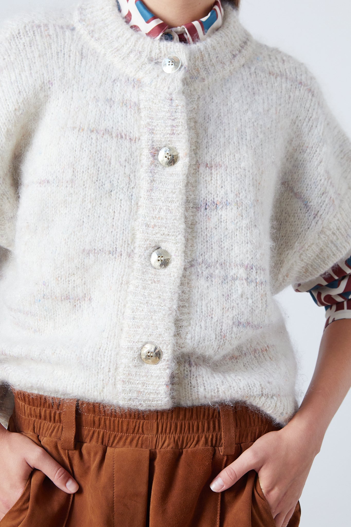 Gilet Luca Oat Melange