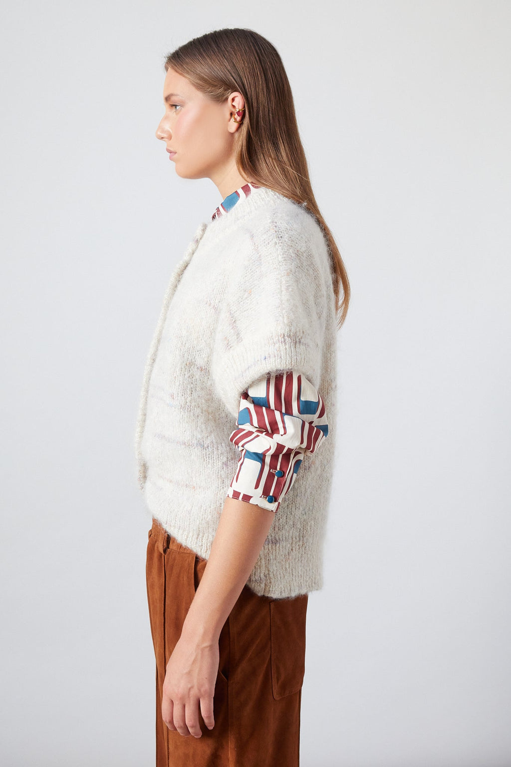 Gilet Luca Oat Melange