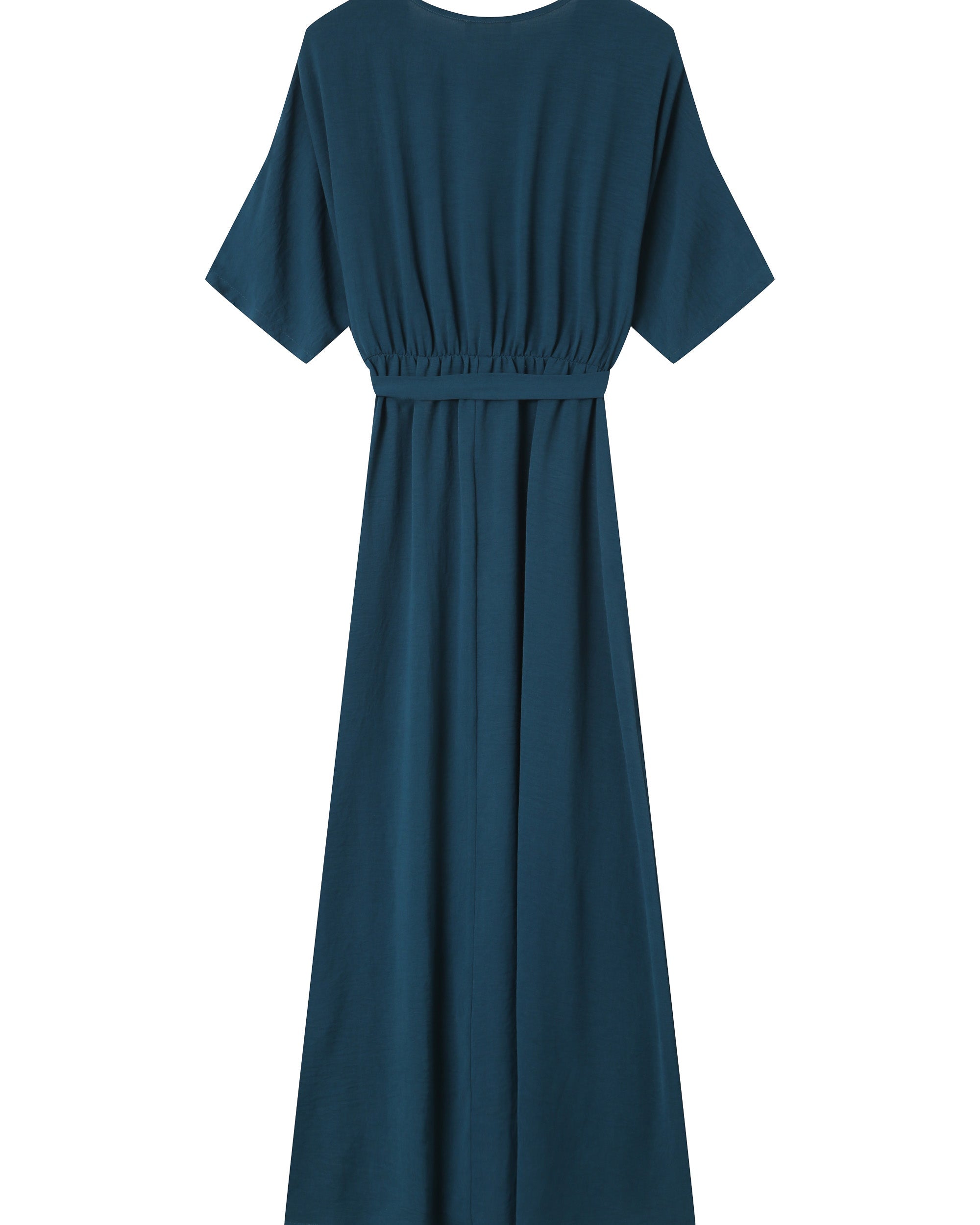 Emerald Wrap Maxi Dress Maud