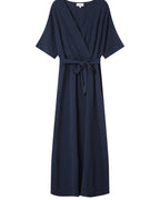 Robe Longue Portefeuille Marine Maud