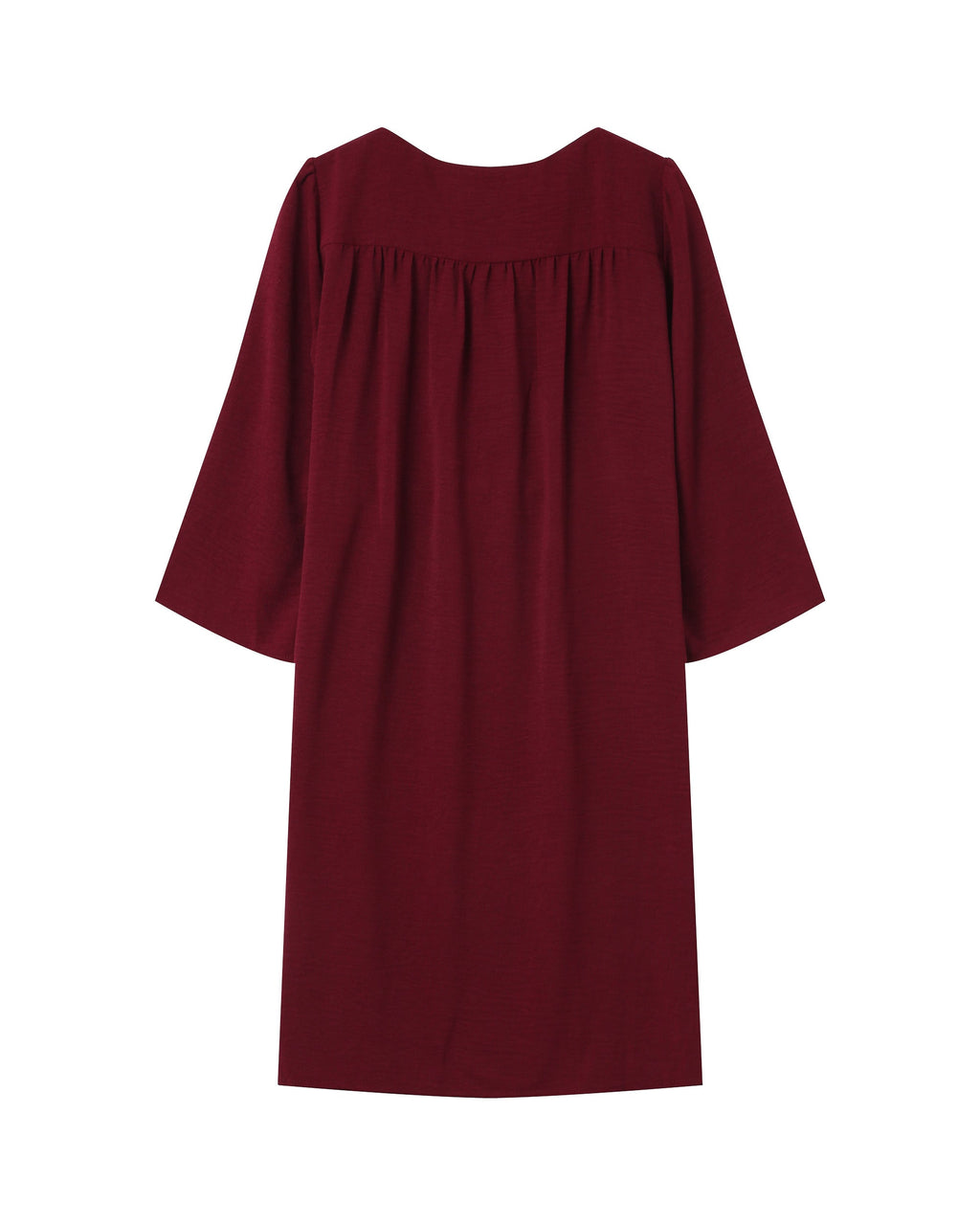Short Babydoll Dress Burgundy Susana