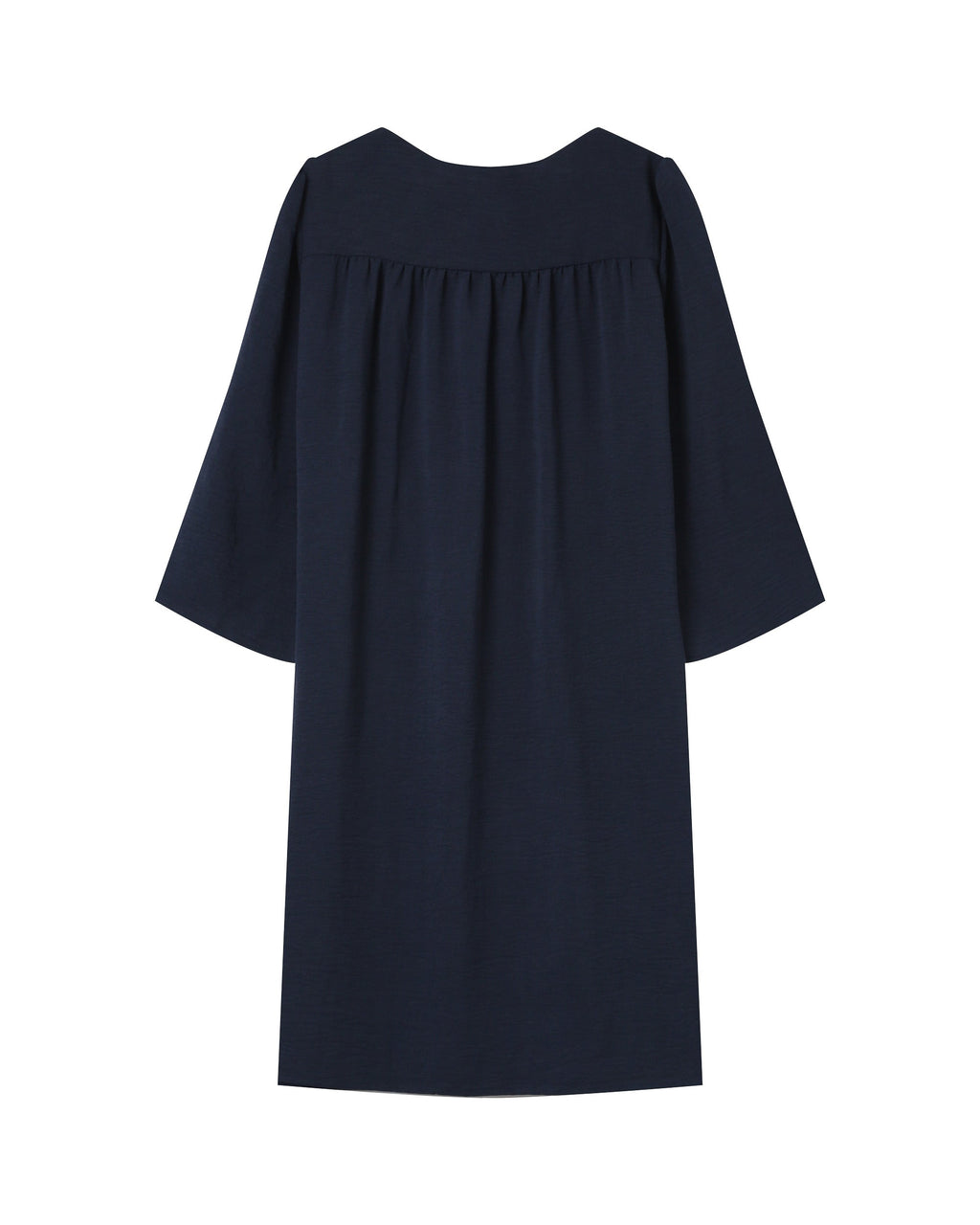 Navy Babydoll Short Dress Susana