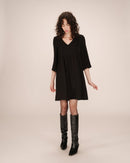 Short Black Babydoll Dress Susana