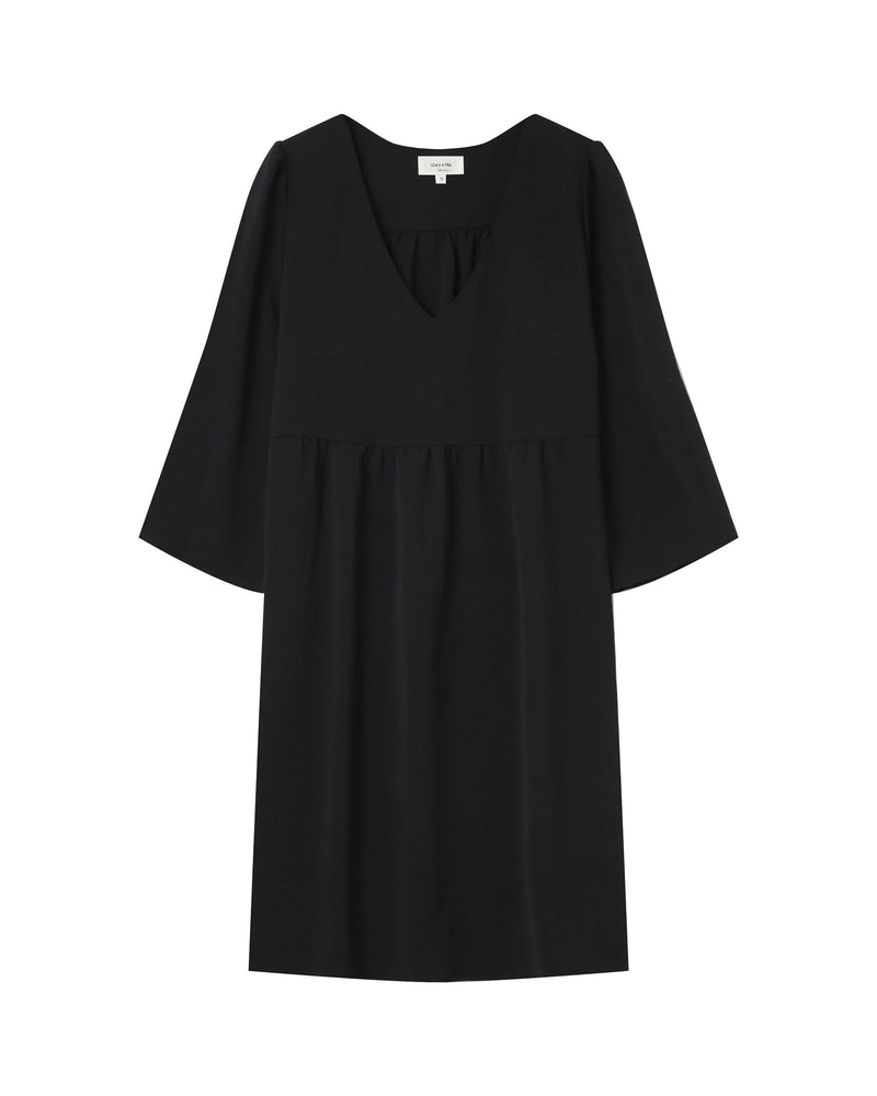 Short Black Babydoll Dress Susana