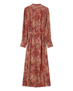 Bohemian Long Dress Terracotta Source