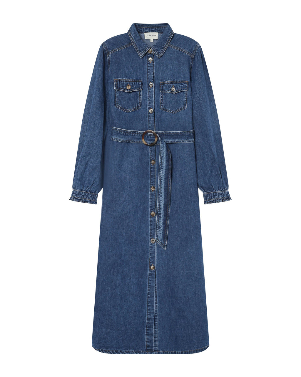 Robe Longue Shanie - Medium Blue
