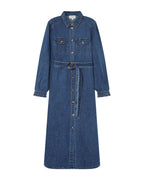 Robe Longue Shanie - Medium Blue