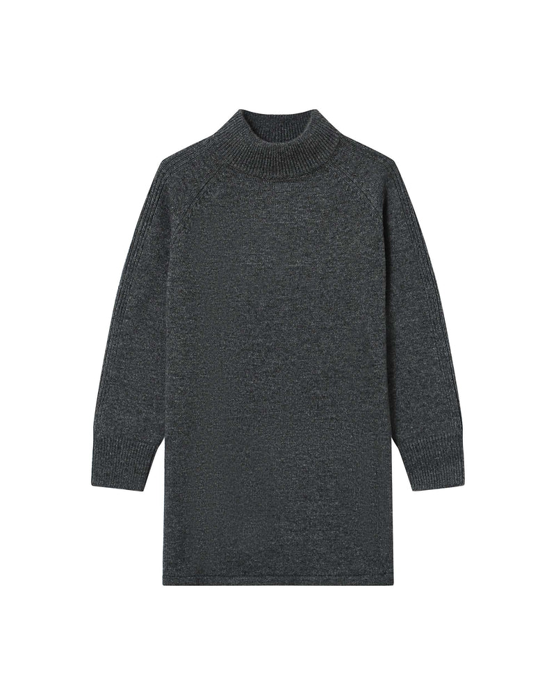 Vestido Jersey Corto Antracita Sandrine