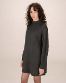 Vestido Jersey Corto Antracita Sandrine