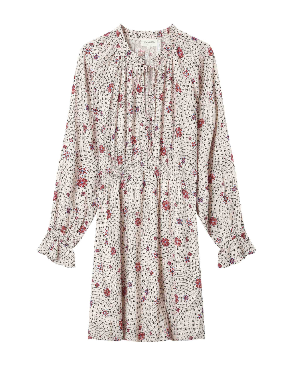 Sentimentale Short Ecru Dress